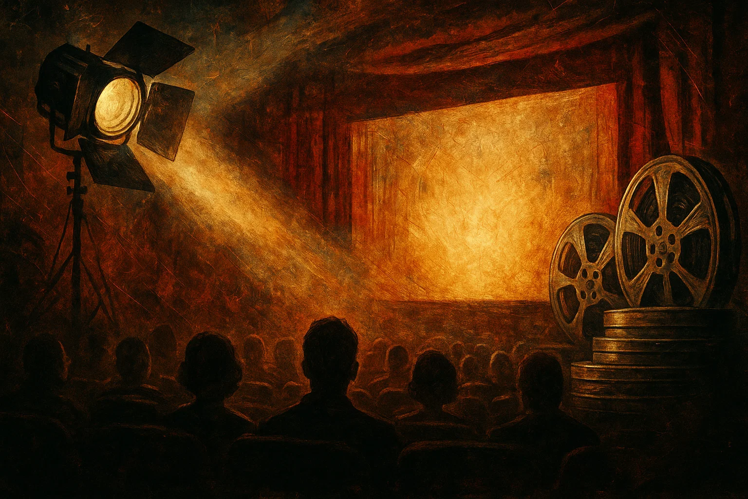 Football fans cheering in black and white